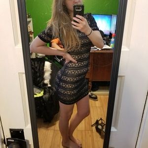 Mini lace dress
